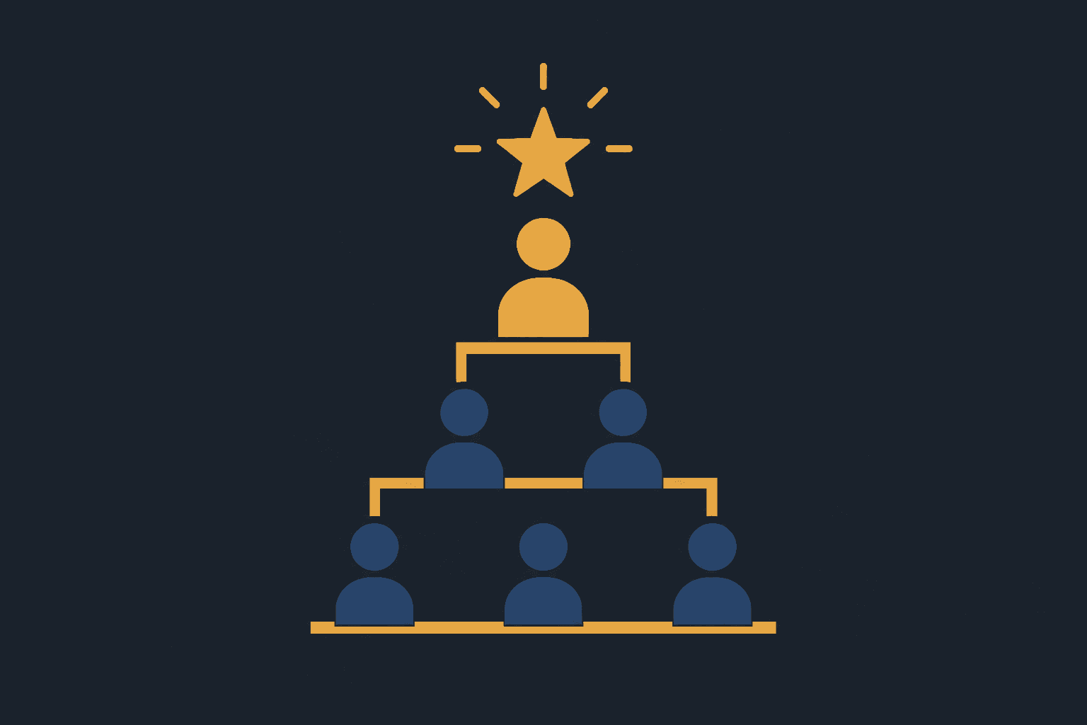 Hierarchy & Career category illustration